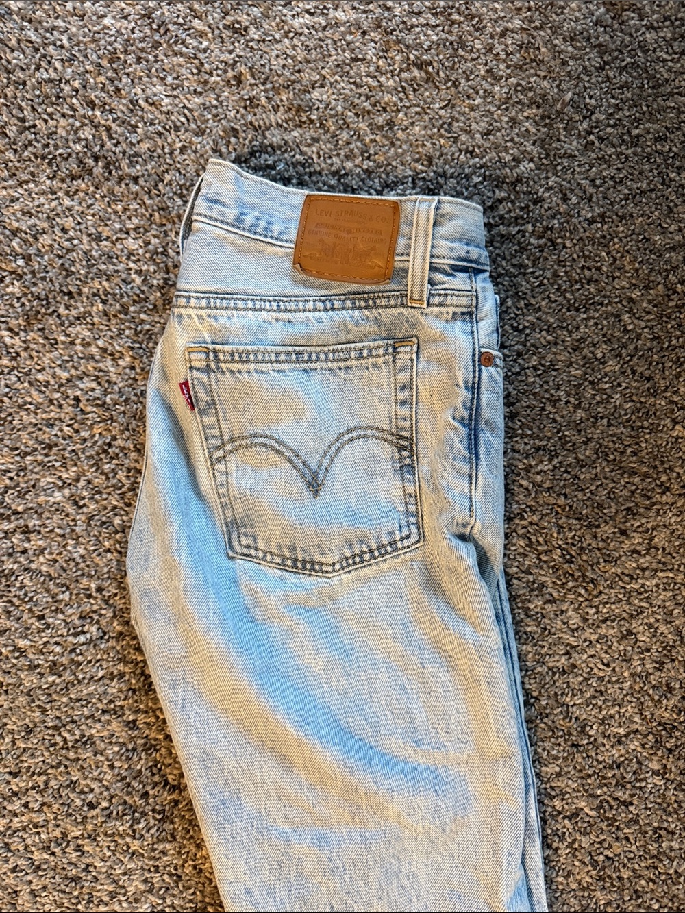 Levi's Light Blue Wedgie Straight